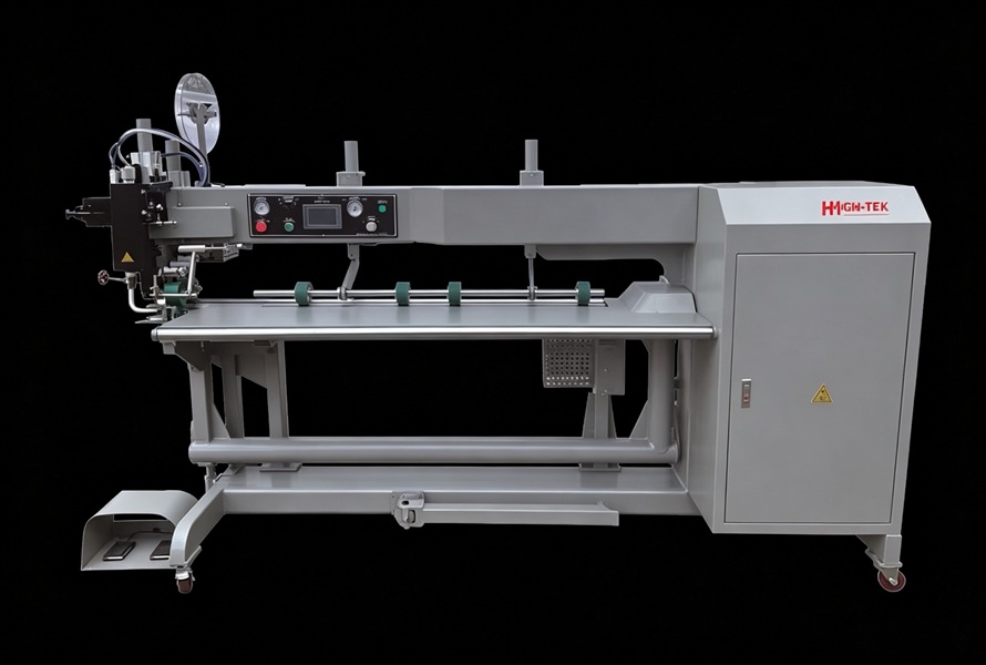 Long arm hot air PVC welding machine for tents and covers